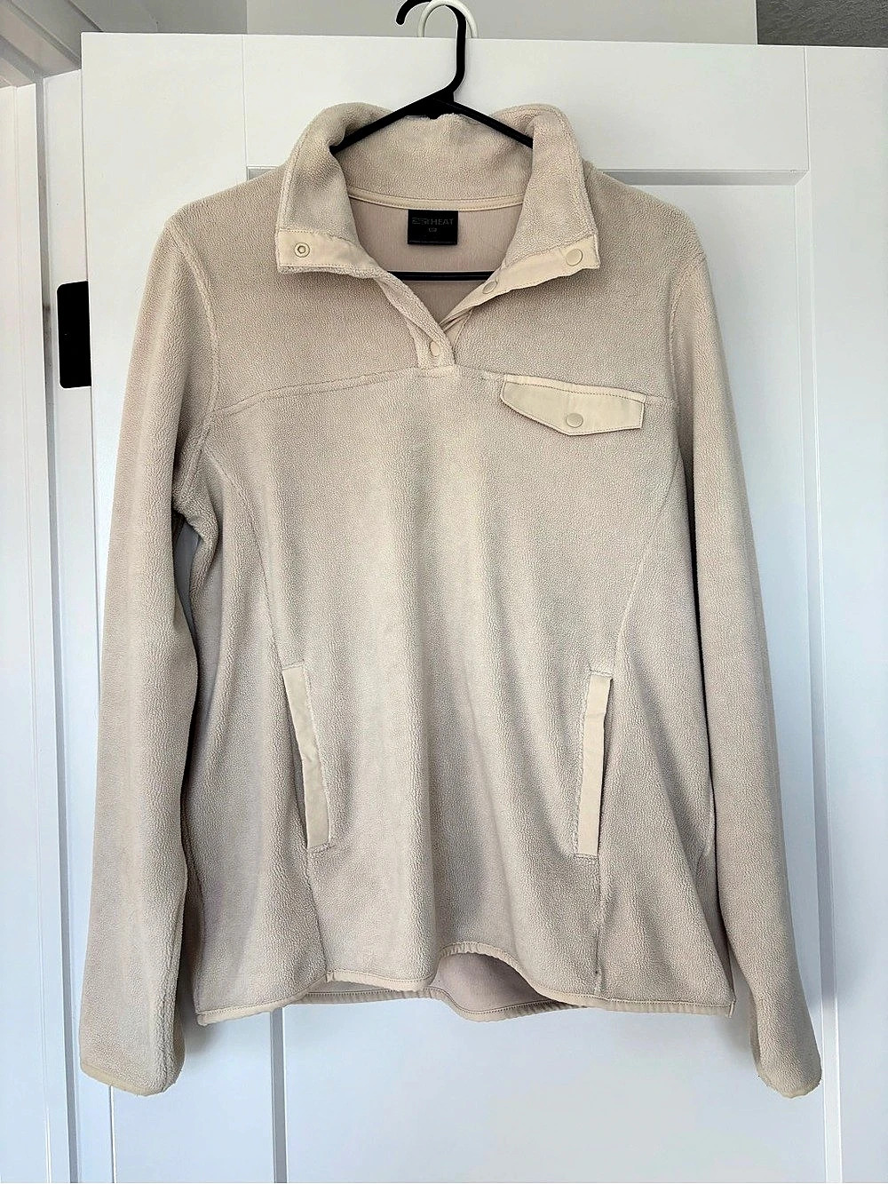 32 Degrees Heat Cream Pullover Fleece Jacket